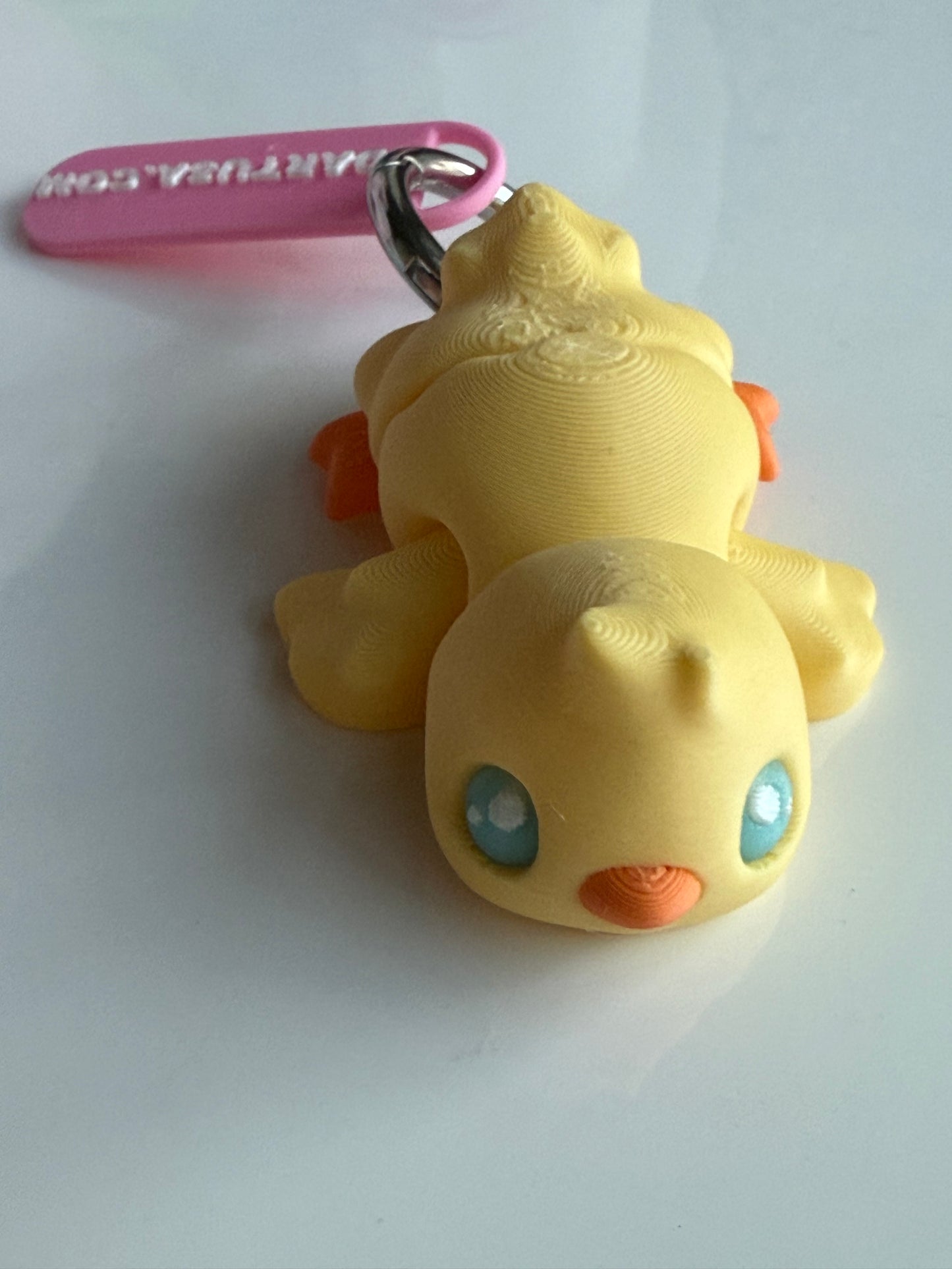 3D printed articulated cute Chick keychain