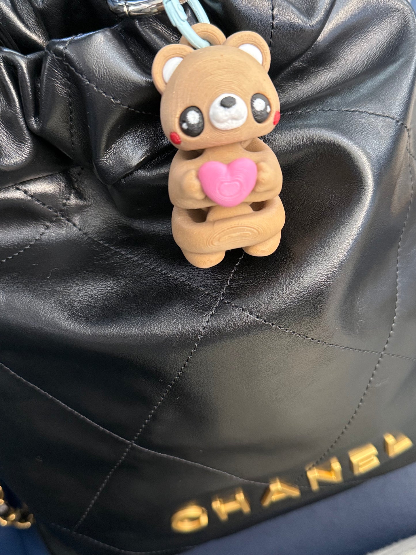 3D printed articulated cute Bear Keychain