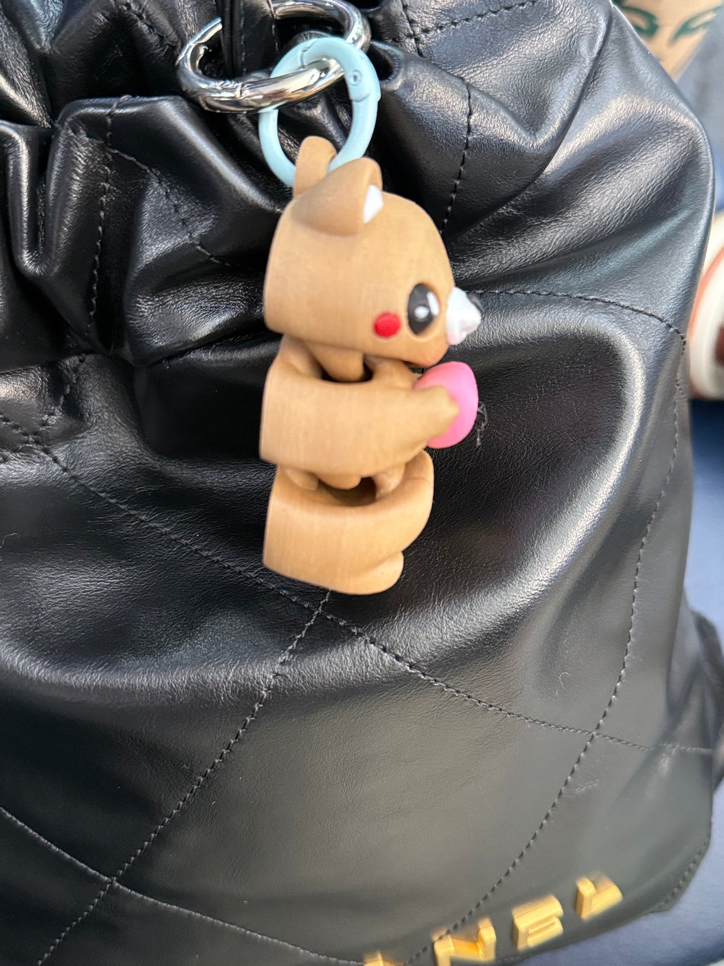 3D printed articulated cute Bear Keychain